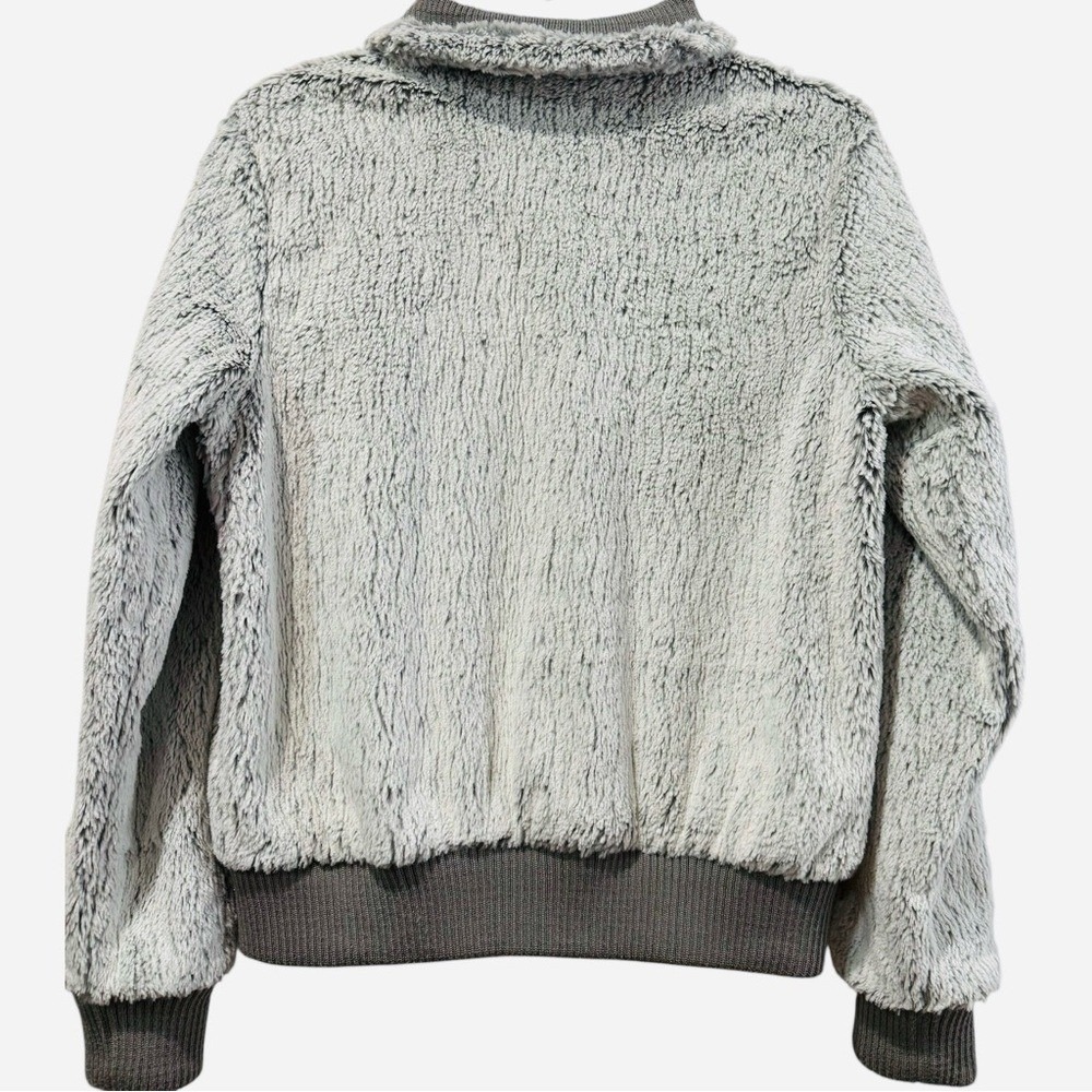 Patagonia Conejo Funnel Neck Fuzzy Fleece Bomber Jacket / Size Small - Picture 3 of 5